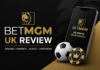 BetMGM UK Review 2026: Bonus, Payments & Jackpot BetMGM UK Review 2026 featured image featuring a premium sportsbook and casino interface, football, casino chip, and black-and-gold branding representing bonuses, payments, jackpots, and betting features.